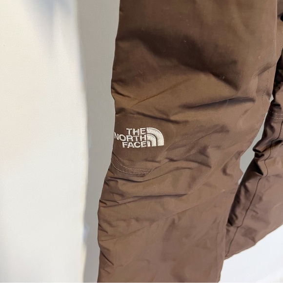 The North Face Dark Brown Hyvent Winter Snow/Ski Pants Girls Size Large - Picture 4 of 8